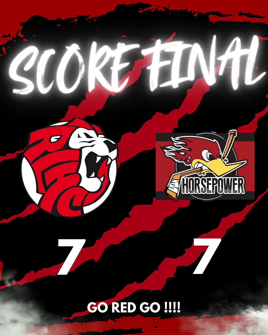 résultat Red Lion’s HC