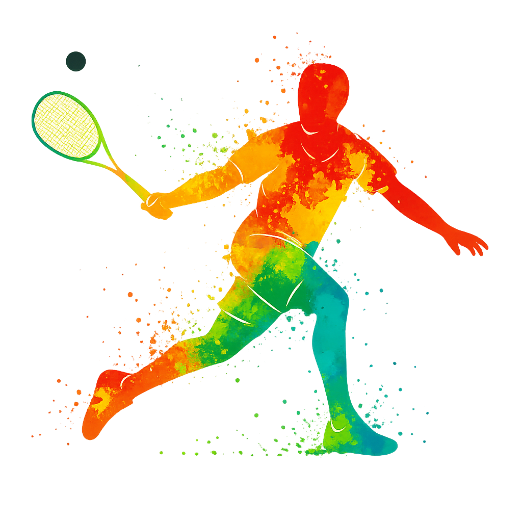 Visuel pour les slogan Sportlove version tennis