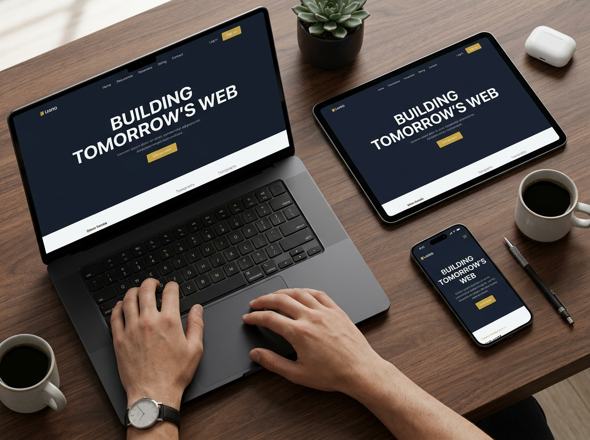 Exemple de site web professionnel bien structuré et optimisé pour la conversion en Suisse romande