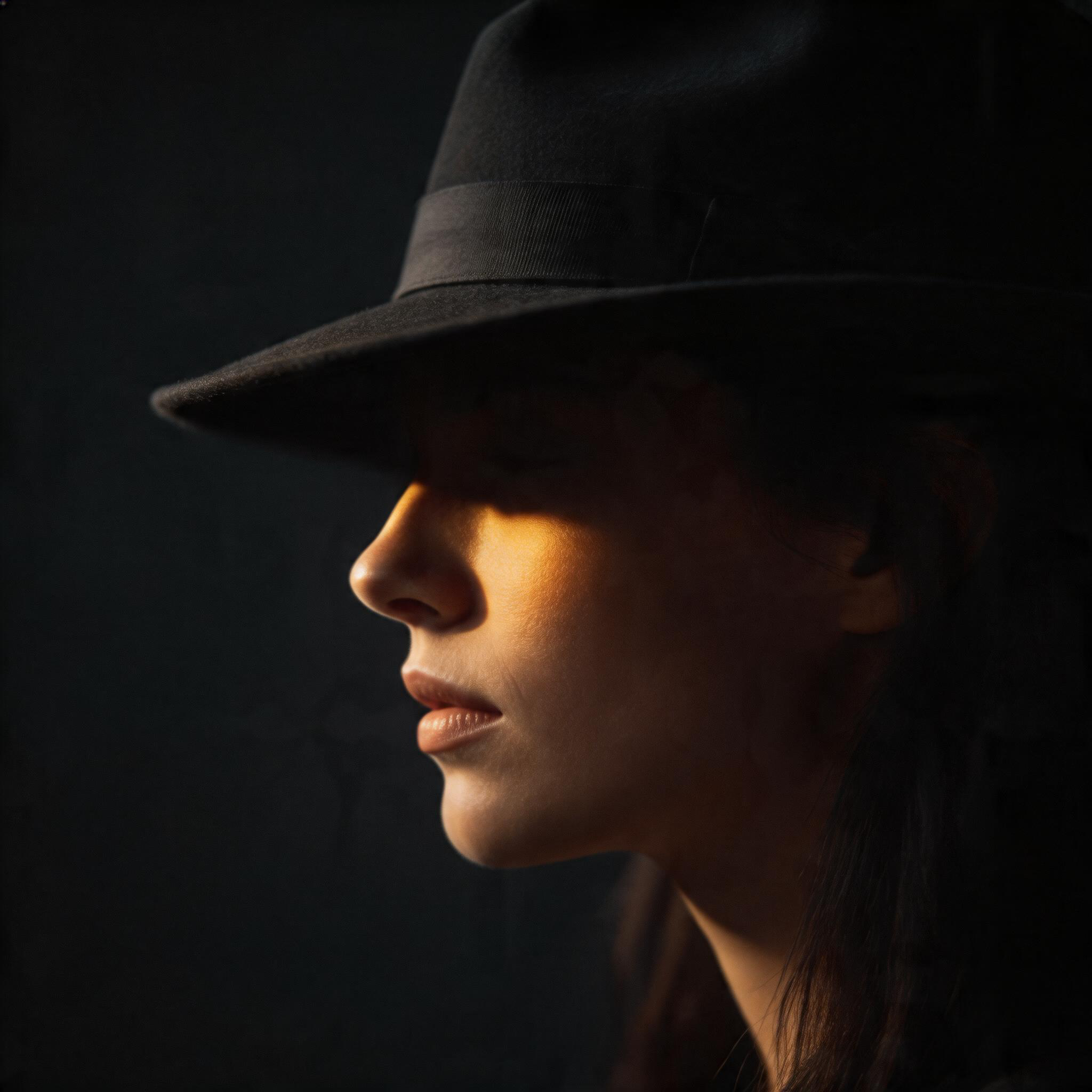 Portrait stylisé généré par IA, illustration du service création IA